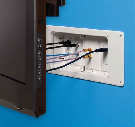 recessed electrical box for tv